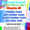 Khám phá bí quyết kì thi THPT Quốc Gia 2 trong 1 – Chuyên đề: Phương trình, bất phương trình, hệ phương trình, bất đẳng thức’