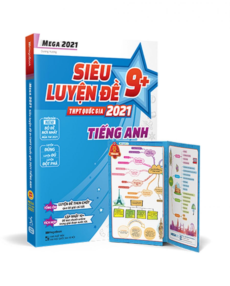 Mega 2021 - Siêu Luyện Đề 9+ THPT Quốc Gia 2021 - Tiếng Anh