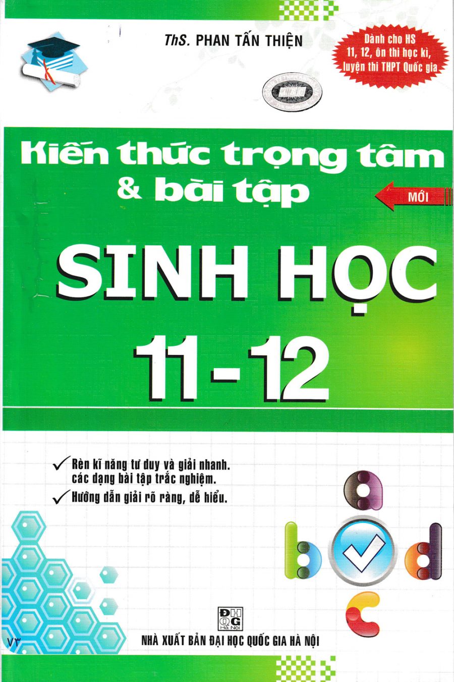 Kiến Thức Trọng Tâm Và Bài Tập Sinh Học 11 - 12