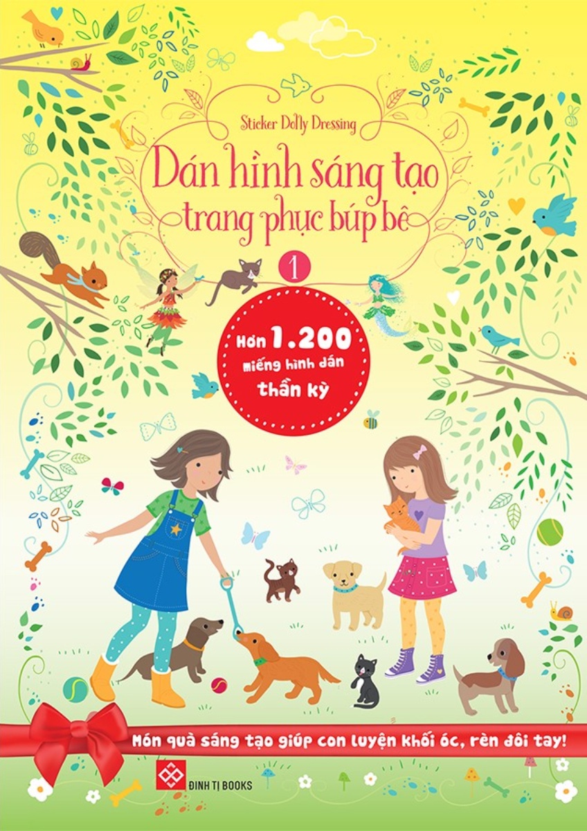 Combo Sticker Dolly Dressing 1 - Dán Hình Sáng Tạo Trang Phục Búp Bê 1 (Bộ 4 Cuốn)