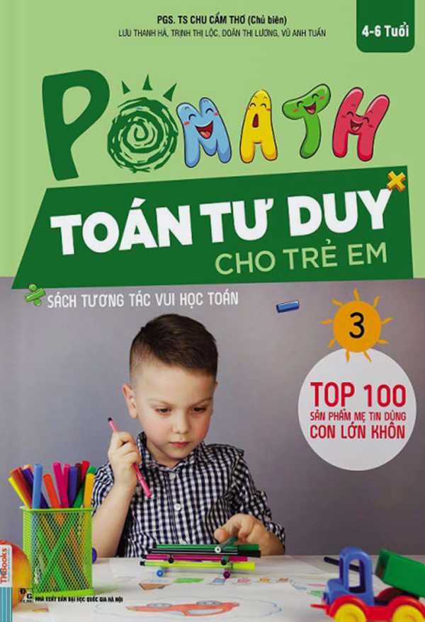 Pomath 3 - Toán Tư Duy Cho Trẻ Em Từ 4-6 Tuổi