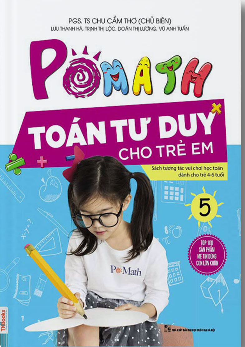 Pomath 5 - Toán Tư Duy Cho Trẻ Em Từ 4-6 Tuổi