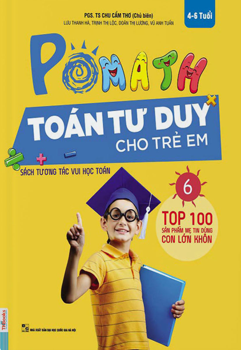 Pomath 6 - Toán Tư Duy Cho Trẻ Em Từ 4-6 Tuổi