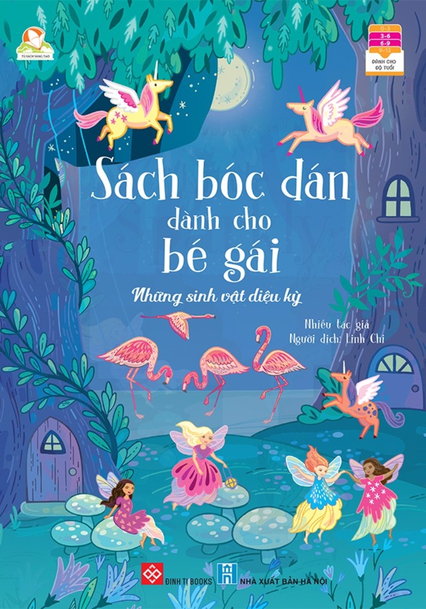 Sách Bóc Dán Dành Cho Bé Gái - Những Sinh Vật Diệu Kỳ