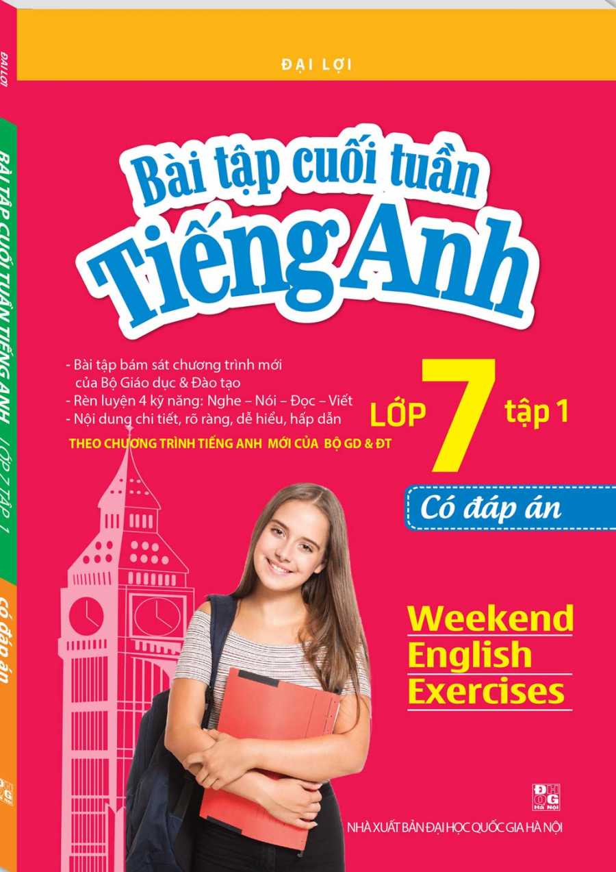 Bài Tập Cuối Tuần Tiếng Anh Lớp 7 - Tập 1 (Có Đáp Án)