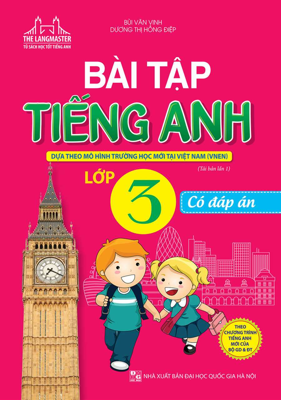 The Langmaster - Bài Tập Tiếng Anh Lớp 3 (Có Đáp Án)