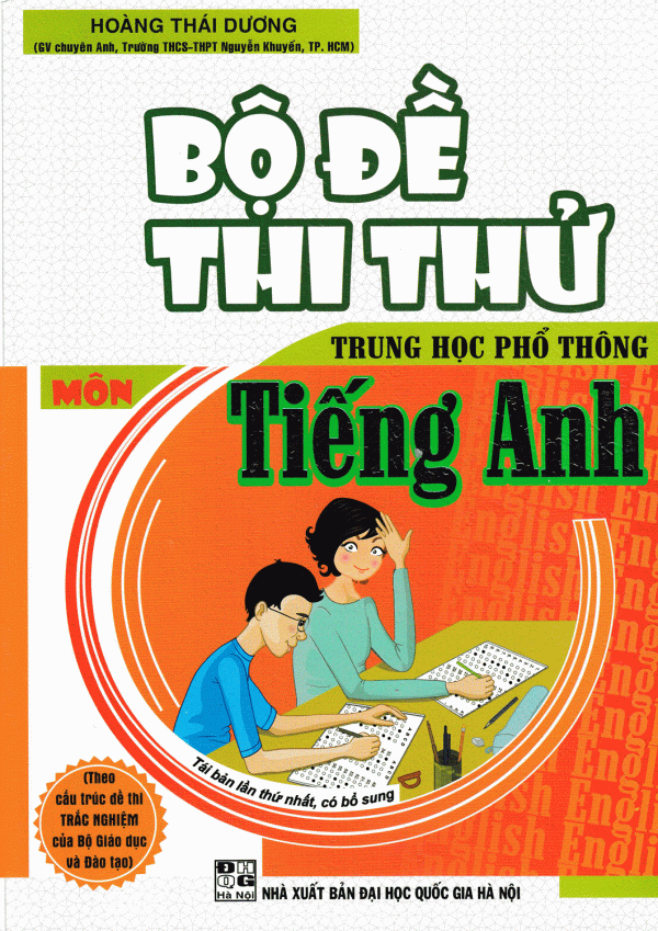 Bộ Đề Thi Thử THPT Tiếng Anh - Hoàng Thái Dương