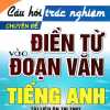 Câu Hỏi Trắc Nghiệm Chuyên Đề Điền Từ Vào Đoạn Văn Tiếng Anh