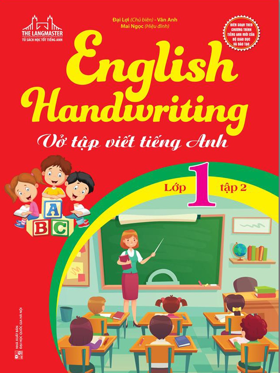 English Handwriting - Vở Tập Viết Tiếng Anh Lớp 1 Tập 2