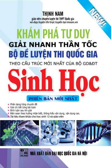 Khám Phá Tư Duy Giải Nhanh Thần Tốc Bộ Đề Luyện Thi THPT Quốc Gia Sinh Học