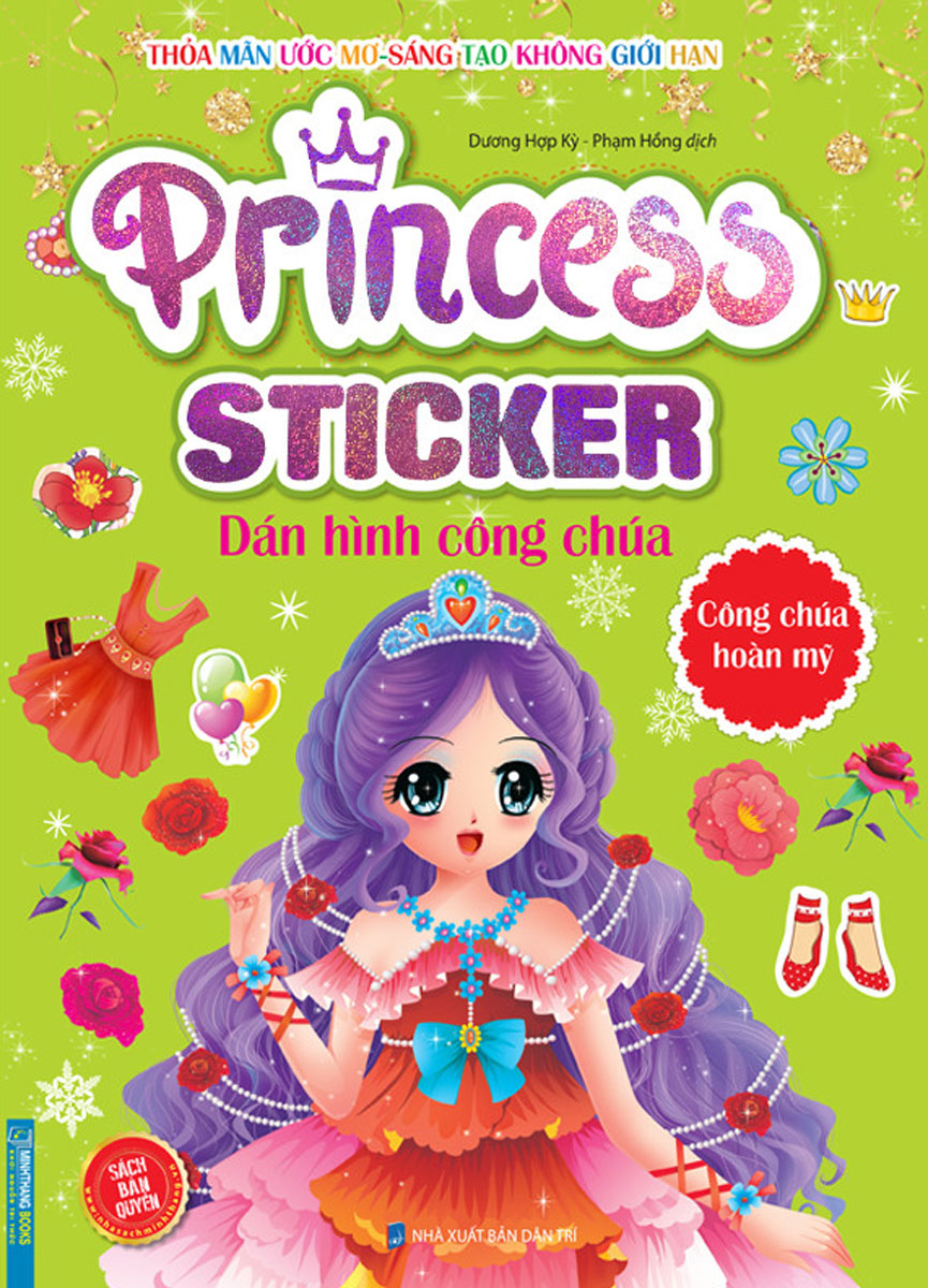 Princess Sticker - Dán Hình Công Chúa - Công Chúa Hoàn Mỹ