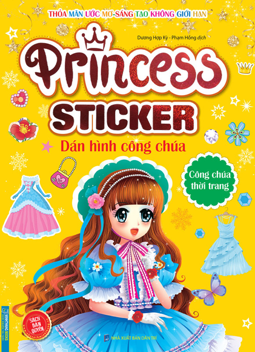 Princess Sticker - Dán Hình Công Chúa - Công Chúa Thời Trang