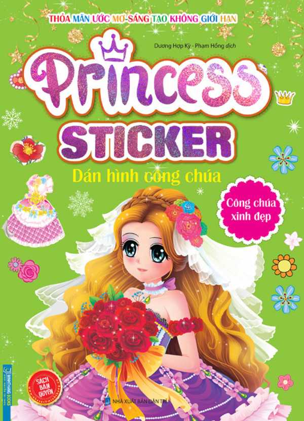 Princess Sticker - Dán Hình Công Chúa - Công Chúa Xinh Đẹp