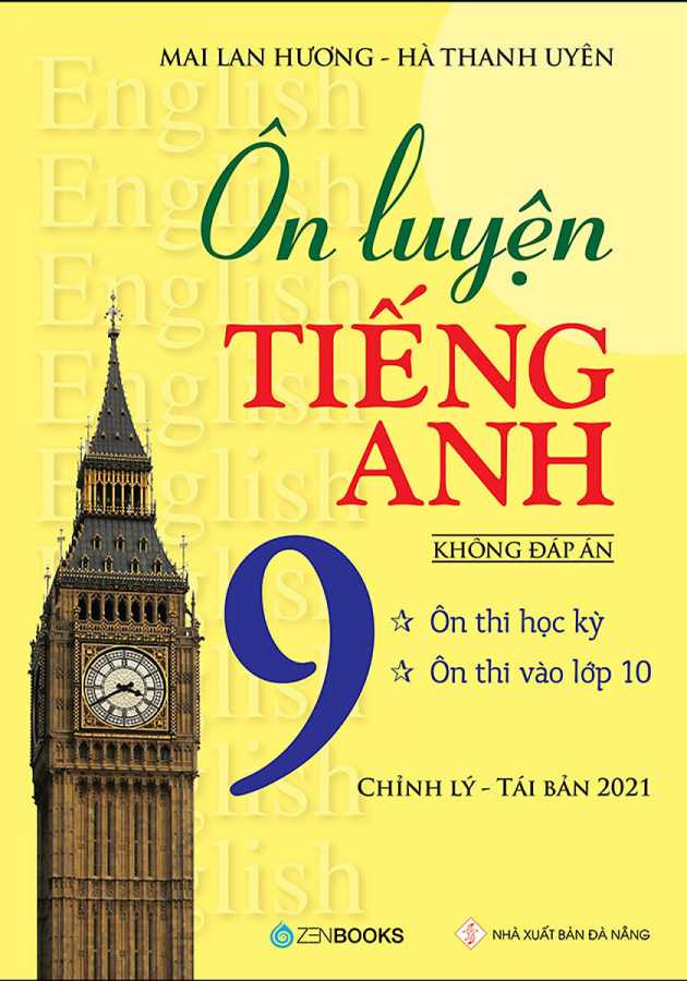 Ôn Luyện Tiếng Anh Lớp 9 Không Đáp Án