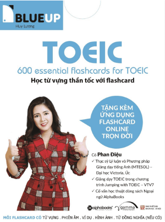 Blue Up - 600 Essential Flashcards For Toeic