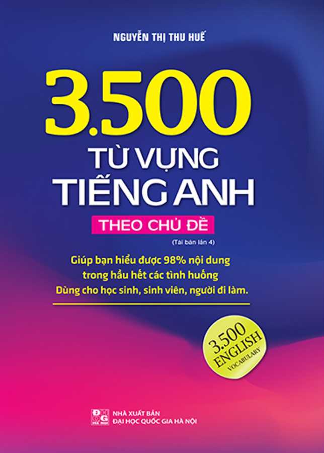 3500 Từ Vựng Tiếng Anh Theo Chủ Đề (Bản Màu)