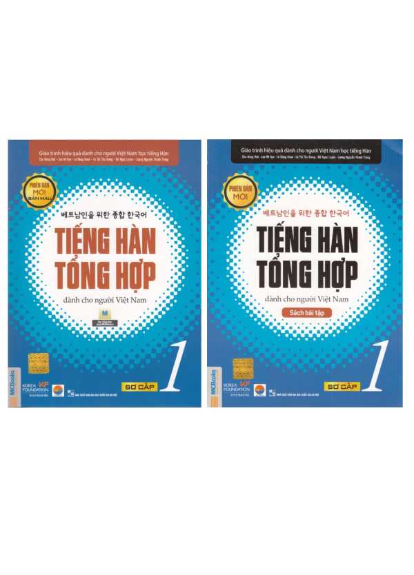 Combo Tiếng Hàn Tổng Hợp Dành Cho Người Việt Nam - Sơ Cấp 1 - Bản In Màu (Bộ 2 Cuốn)