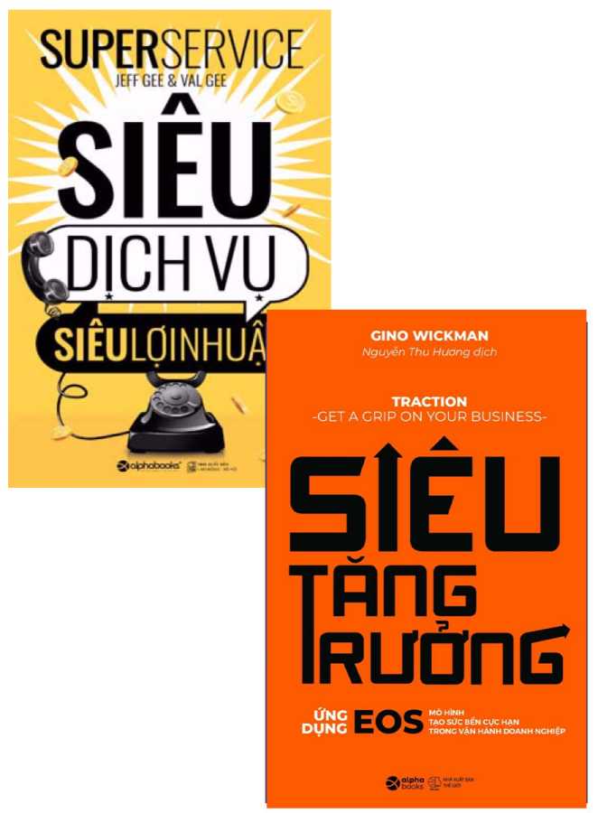 Combo Siêu Tăng Trưởng + Siêu Dịch Vụ, Siêu Lợi Nhuận (Bộ 2 Cuốn)