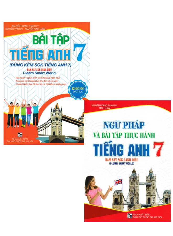 Combo 2 Cuốn: Bài Tập Tiếng Anh Lớp 7 - Không Đáp Án + Ngữ Pháp Và Bài Tập Thực Hành Tiếng Anh 7