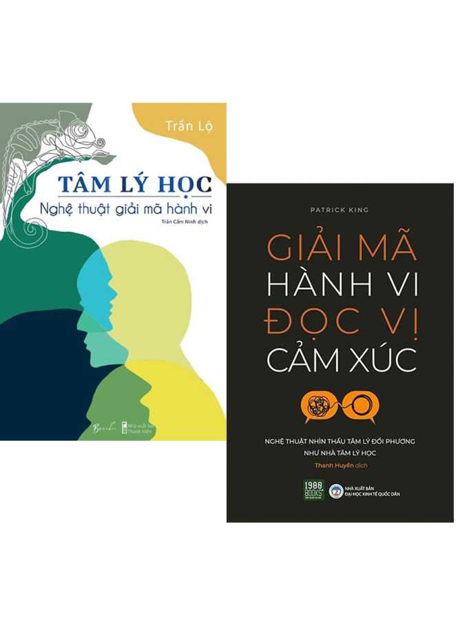 Combo 2 Cuốn Nghệ Thuật Nhìn Thấu Tâm Lý Đối Phương: Tâm Lý Học - Nghệ Thuật Giải Mã Hành Vi + Giải Mã Hành Vi Đọc Vị Cảm Xúc