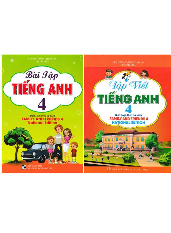 Combo Bài Tập Tiếng Anh + Tập Viết Tiếng Anh Lớp 4