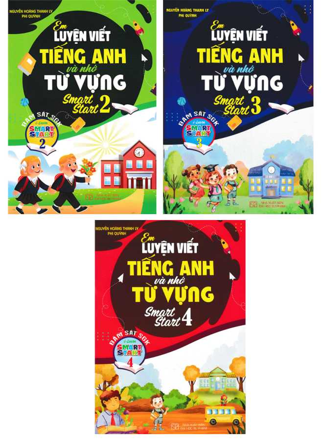 Combo Em Luyện Viết Tiếng Anh Và Nhớ Từ Vựng Smart Star 2 + 3 + 4