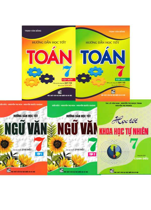 Combo Học Tốt Toán + Ngữ Văn + Khoa Học Tự Nhiên Lớp 7 (Bám Sát SGK Cánh Diều) (Bộ 5 Cuốn)