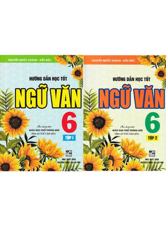 Combo Hướng Dẫn Học Tốt Ngữ Văn 6 - Tập 1+2 (Bám Sát SGK Cánh Diều)