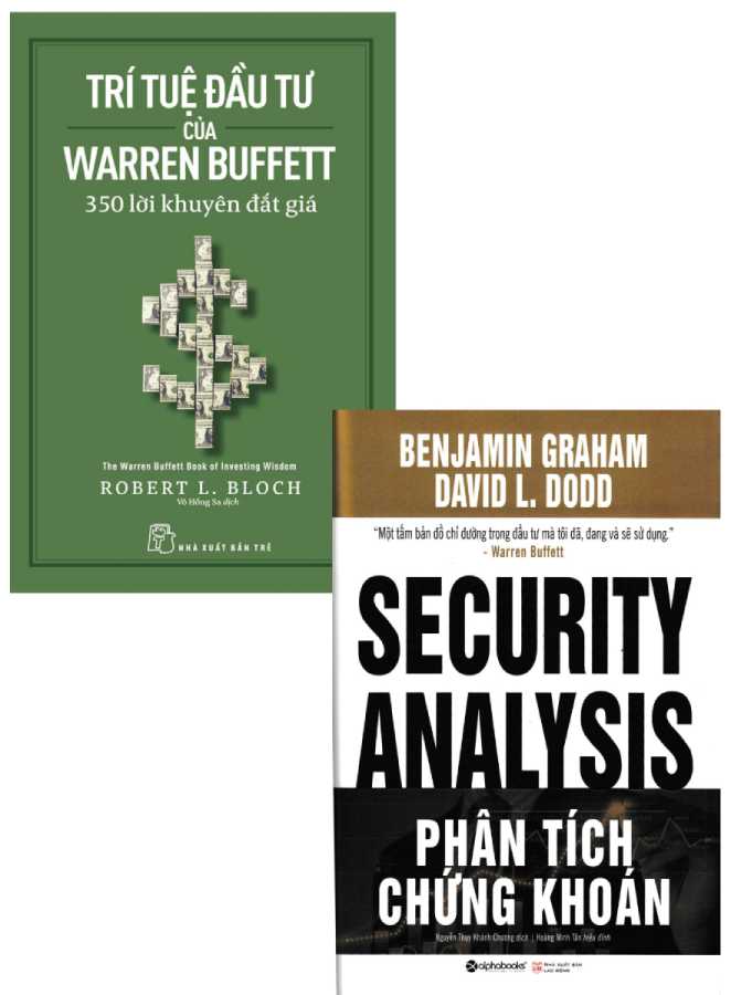 Combo Phân Tích Chứng Khoán + Trí Tuệ Đầu Tư Của Warren Buffett: 350 Lời Khuyên Đắt Giá (Bộ 2 Cuốn)