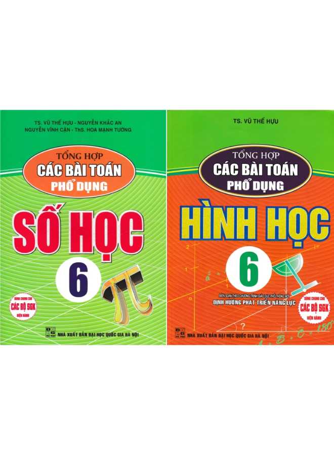 Combo Tổng Hợp Các Bài Toán Phổ Dụng Số Học + Hình Học 6