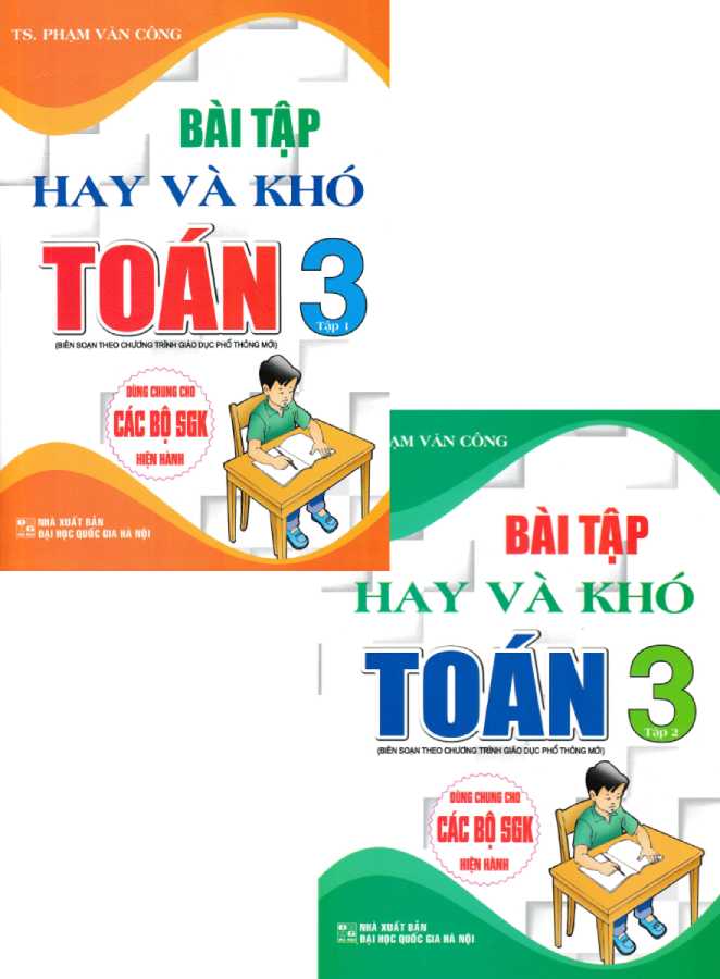 Combo Bài Tập Hay Và Khó Toán Lớp 3 (Bộ 2 Cuốn)