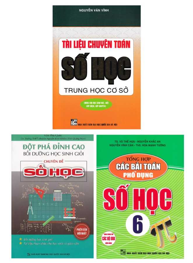 Combo Bộ Sách Về Chuyên Đề Toán Số Học (Bộ 3 Cuốn)