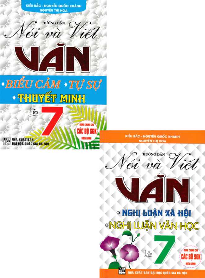 Combo Hướng Dẫn Nói Và Viết Ngữ Văn Lớp 7 (Biên Soạn Theo Chương Trình GDPT Mới) (Bộ 2 Cuốn)