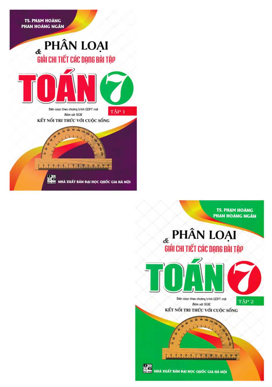 Combo Phân Loại & Giải Chi Tiết Các Dạng Bài Tập Toán 7 - Tập 1 +2 (Bám Sát SGK Kết Nối Tri Thức Với Cuộc Sống - Bộ 2 Cuốn)