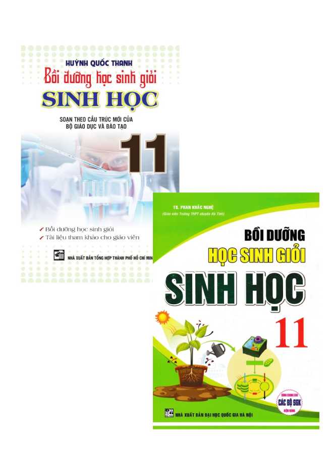 Combo Sách Bồi Dưỡng Học Sinh Giỏi Sinh Học 11 Phan Khắc Nghệ - Huỳnh Quốc Thành