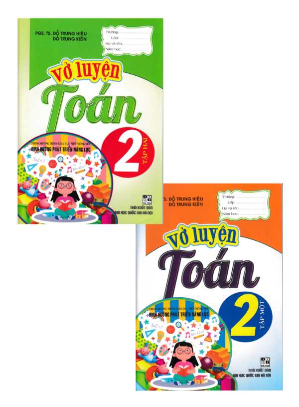 Combo Sách Vở Luyện Toán Lớp 2 (Biên Soạn Theo Chương Trình Giáo Dục Phổ Thông Mới) (Bộ 2 Cuốn)