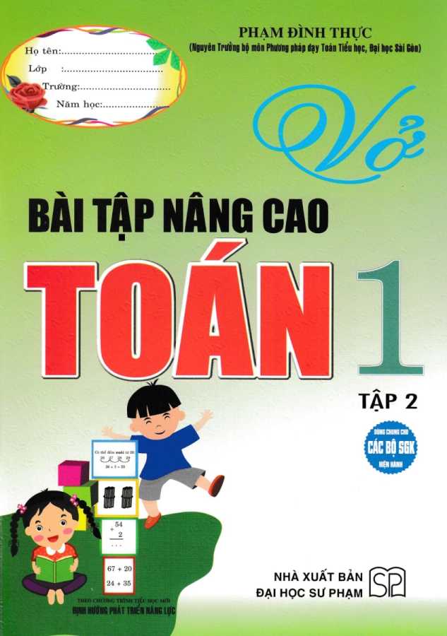 Vở Bài Tập Toán Nâng Cao Toán 1 - Tập 2 (Theo Chương Trình Tiểu Học Mới Định Hướng Phát Triển Năng Lực)