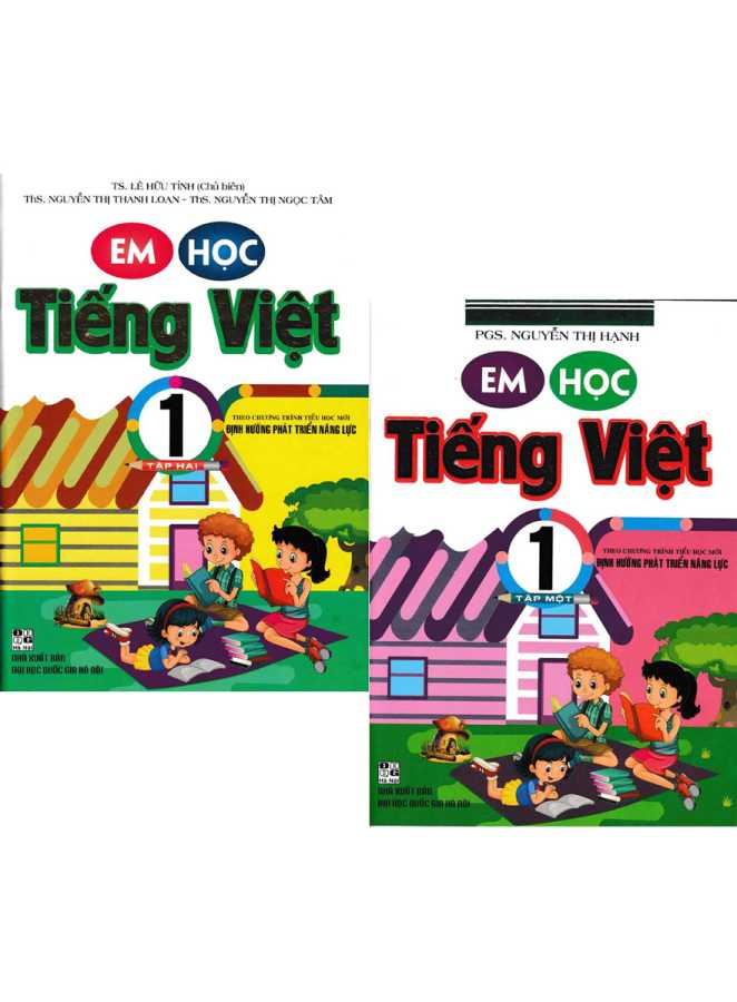 Combo Em Học Tiếng Việt 1 - Tập 1+2 (Theo Chương Trình Tiểu Học Mới Định Hướng Phát Triển Năng Lực)