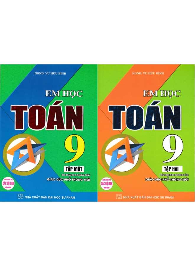 Combo Em Học Toán 9 Tập 1 + 2 (Biên Soạn Theo Chương Trình GDPT Mới) (Bộ 2 Cuốn)