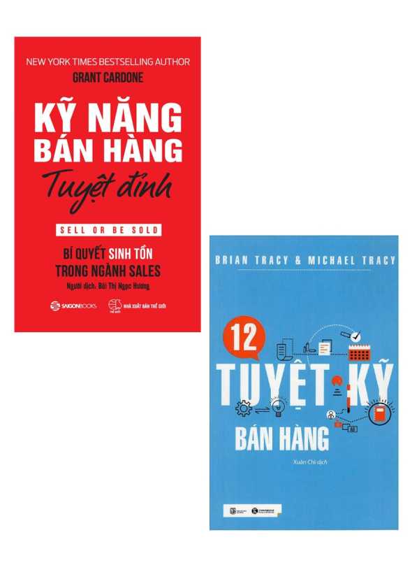 Combo Kỹ Năng Bán Hàng Tuyệt Đỉnh + 12 Tuyệt Kỹ Bán Hàng (Bộ 2 Cuốn)