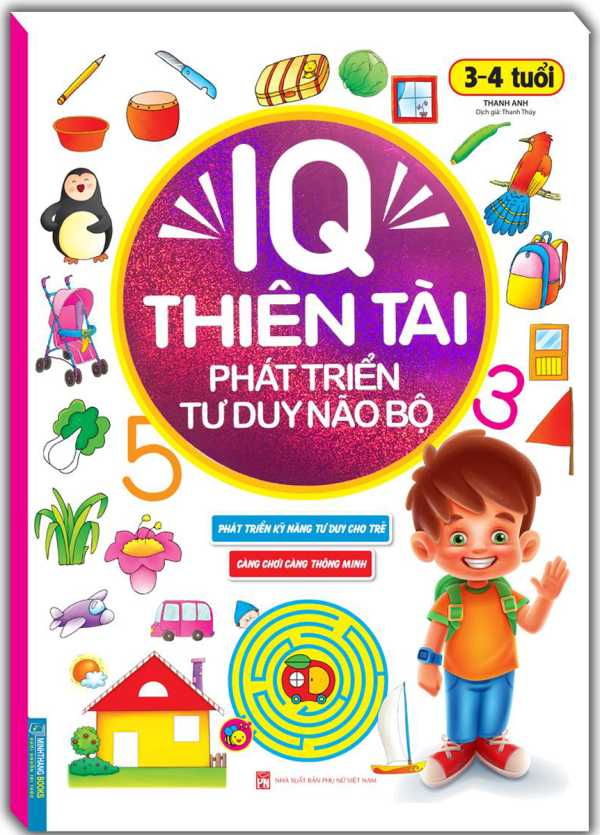 IQ Thiên Tài Phát Triển Tư Duy Não Bộ 3-4 Tuổi