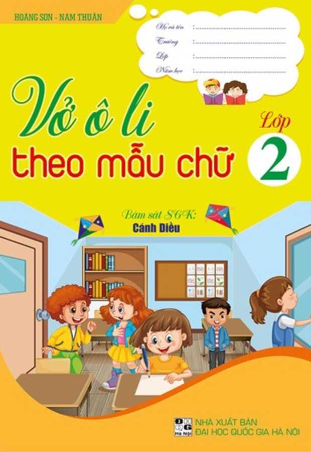 Vở Ô Li Theo Mẫu Chữ Lớp 2 (Bám Sát SGK Cánh Diều)