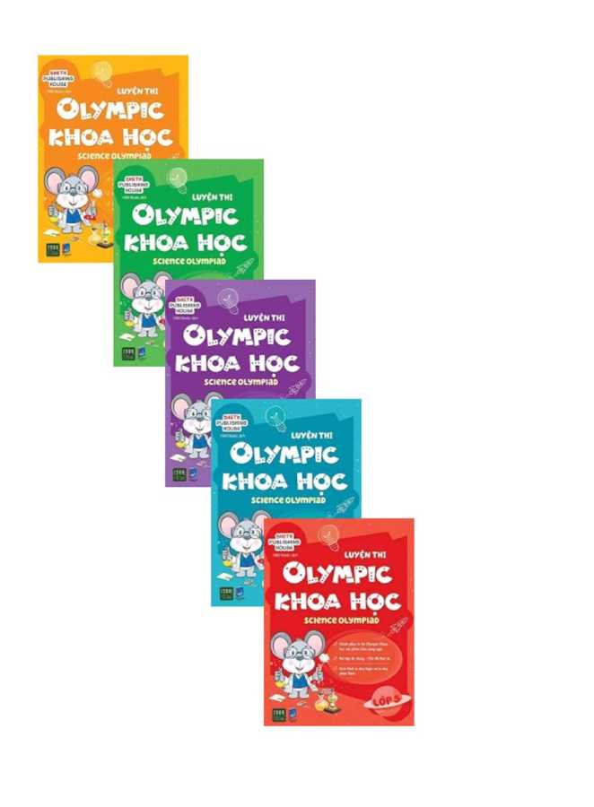 Combo Luyện Thi Olympic Khoa Học - Science Olympiad Tiểu Học (Bộ 5 Cuốn)