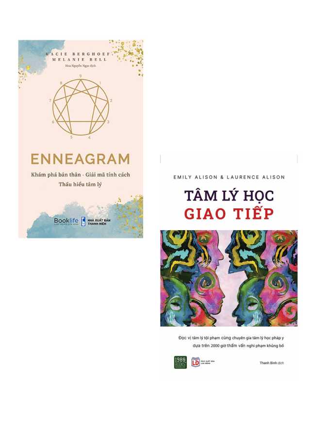 Combo Tâm Lý Học Giao Tiếp (1980 Books) + Enneagram - Khám Phá Bản Thân - Giải Mã Tính Cách - Thấu Hiểu Tâm Lý