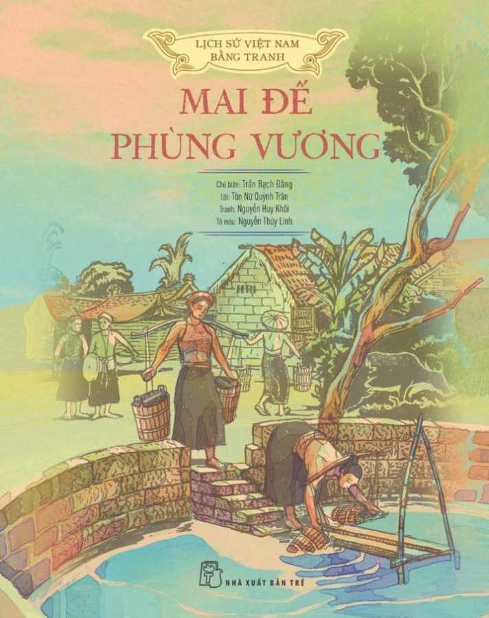 lich-su-viet-nam-bang-tranh-mai-de-phung-vuong-ban-mau-bia-mem