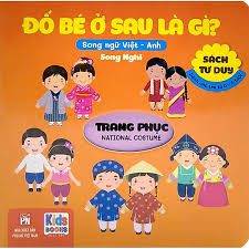 Sách Tư Duy - Đố Bé Ở Sau Là Gì? - Trang Phục (Song Ngữ Việt - Anh)