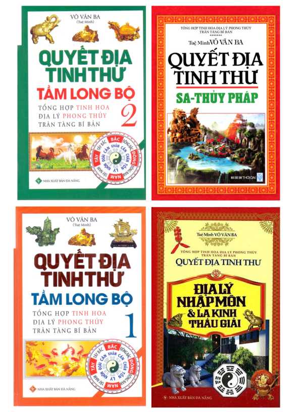 Combo Quyết Địa Tinh Thư - Bộ Số 2 (Bộ 4 Cuốn)